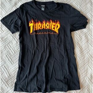 Thrasher  Magazine Skateboarding Flames T-Shirt Small